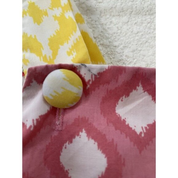 Shrimp & Grits toddler girls Floral Romper Size 3 Pink Yellow Blue Ruffle (S72) - Picture 2 of 5